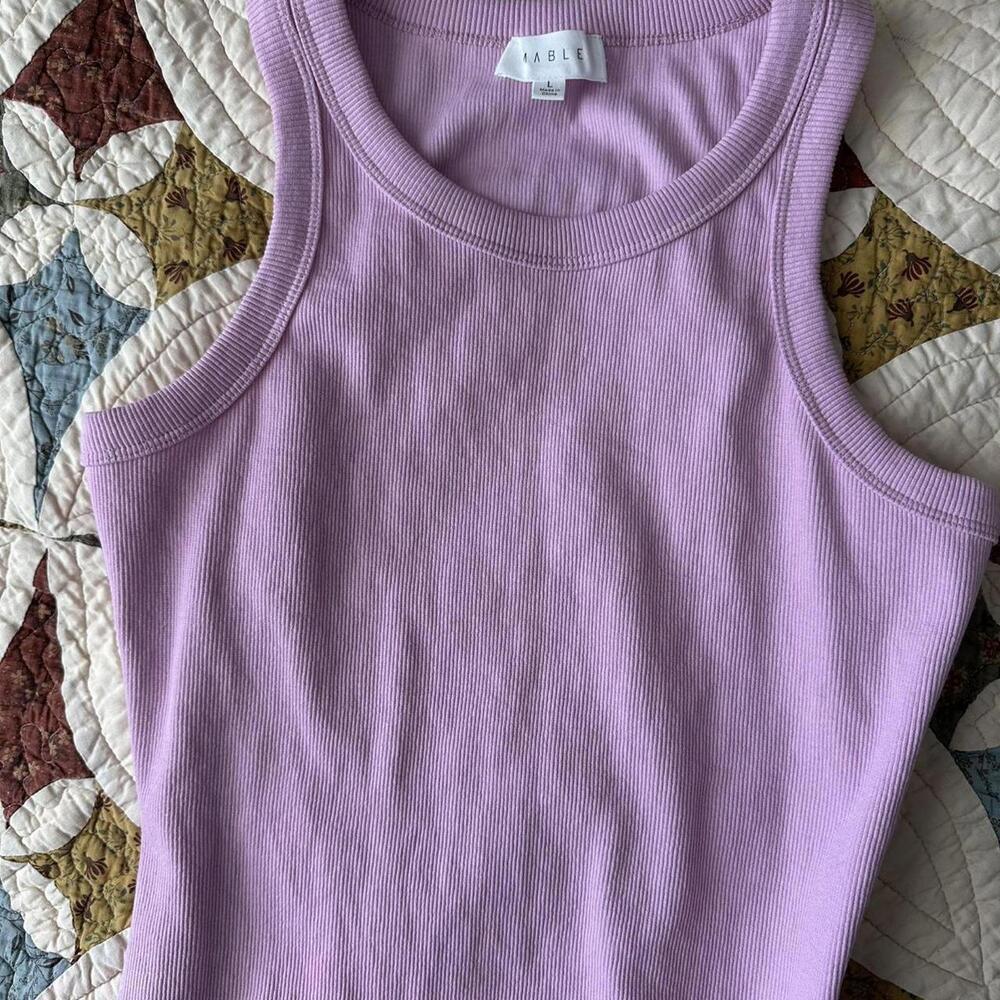 Mable Anthropologie pink tank maxi dress size L casual dress Valentine’s Day - Picture 2 of 6